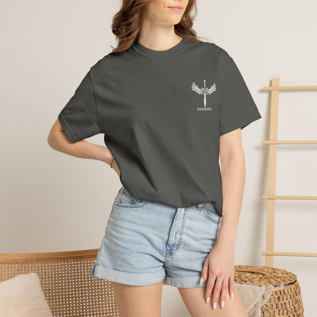 You Are Stronger Than The Storm | Teal Semicolon Anchor Mental Health Awareness Shirt