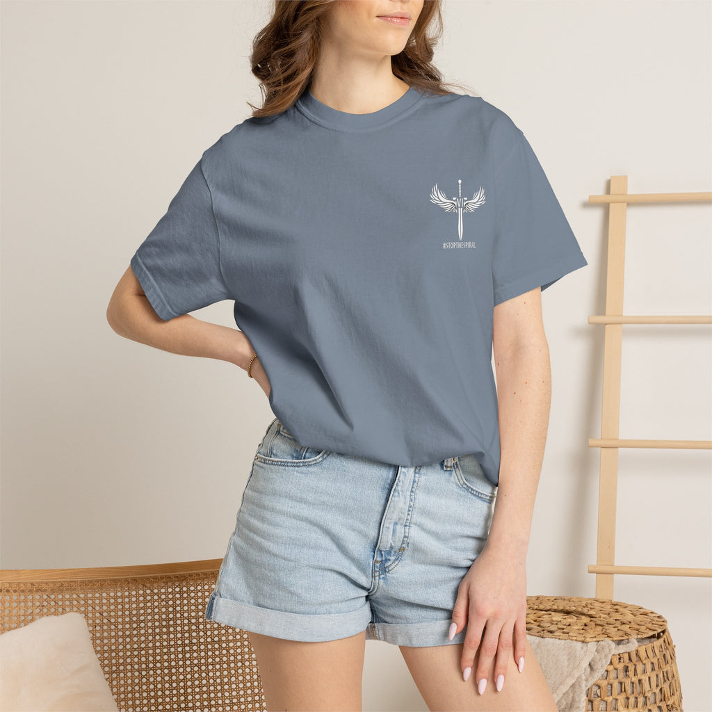 You Are Stronger Than The Storm | Teal Semicolon Anchor Mental Health Awareness Shirt
