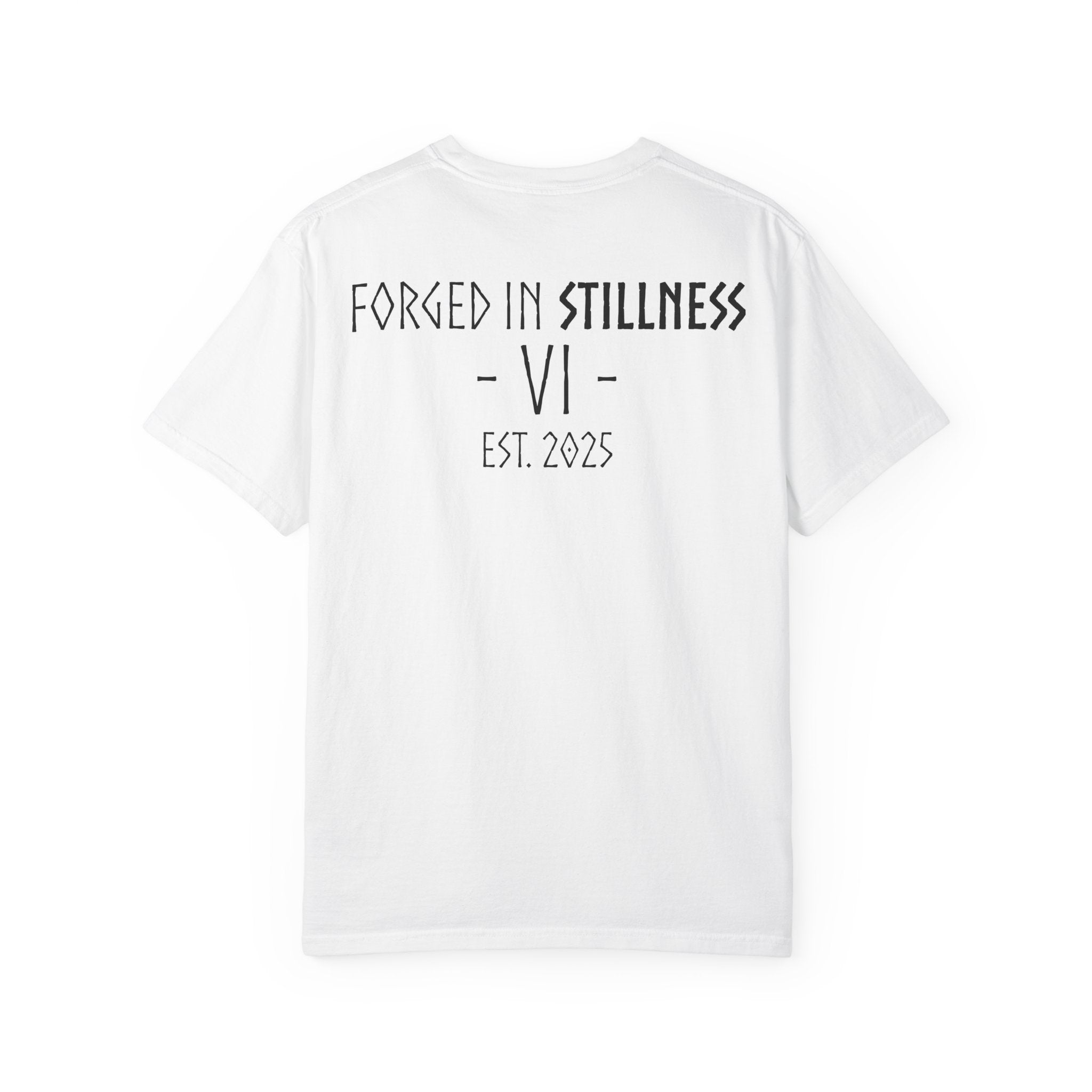 Forged In Stillness Founder's Mark Back Print